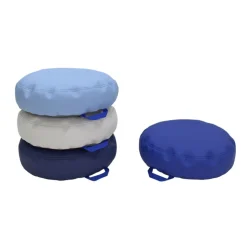 SoftScape Bean Cushions, 4-Piece - Navy/Powder Blue