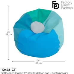 SoftScape Classic 35" Standard Bean Bag - Contemporary