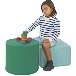 SoftScape 18in Round Ottoman - 4-Piece