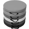 SoftScape 15" Round Floor Cushions, 6-Piece - Grays