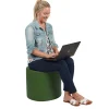 SoftScape 18" Round Ottoman 16" Height, 4-Piece - Earthtone