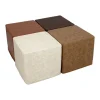 SoftScape 18" Square Ottoman 16" Height Distressed, 4-Piece - Distressed Assorted