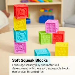 Soft Squeak Blocks - Set of 9