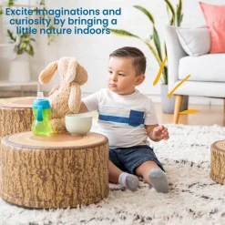 SoftZone Tree Stump Stool - 3 Piece Set
