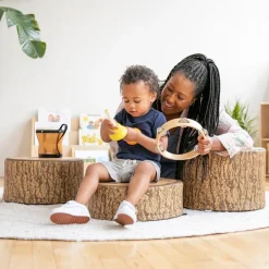 SoftZone Tree Stump Stool - 3 Piece Set
