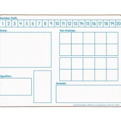 Solving Problems Two-Sided Dry Erase Boards Set - 6 Boards