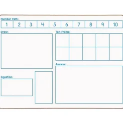 Solving Problems Two-Sided Dry Erase Boards Set - 6 Boards
