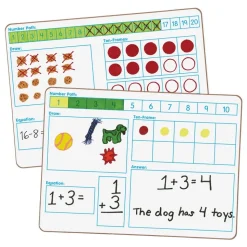 Solving Problems Two-Sided Dry Erase Boards Set - 6 Boards