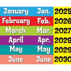 Space-Saver Calendar Pocket Chart™ - 1 pocket chart, 64 cards