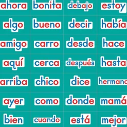 Spanish Magnetic Read, Build, And Write Boards With Magnetic High-Frequency Words And Letters Kit - 1 multi-item kit