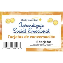 Spanish SEL Conversation Cards For Home (Tarjetas de Conversación para el Hogar) - 18 Cards