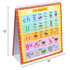 Spanish Sounds, Syllables, And More Flip Chart (Sonidos, sílabas y más) - 1 flip chart
