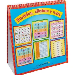 Spanish Sounds, Syllables, And More Flip Chart (Sonidos, sílabas y más) - 1 flip chart