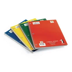 Spiral Notebook, 70 Sheets - Red