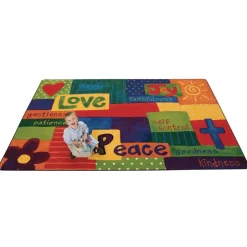 Spiritual Fruit 6' x 9' Rectangle Kids Value PLUS Carpet