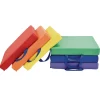 Square Floor Cushions - 6 piece set, Primary