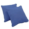 15" Square Indoor/Outdoor Pillow, 2 Pack - Denim Blue