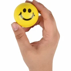 Squeeze Smiley Face Stress Balls - Set of 12