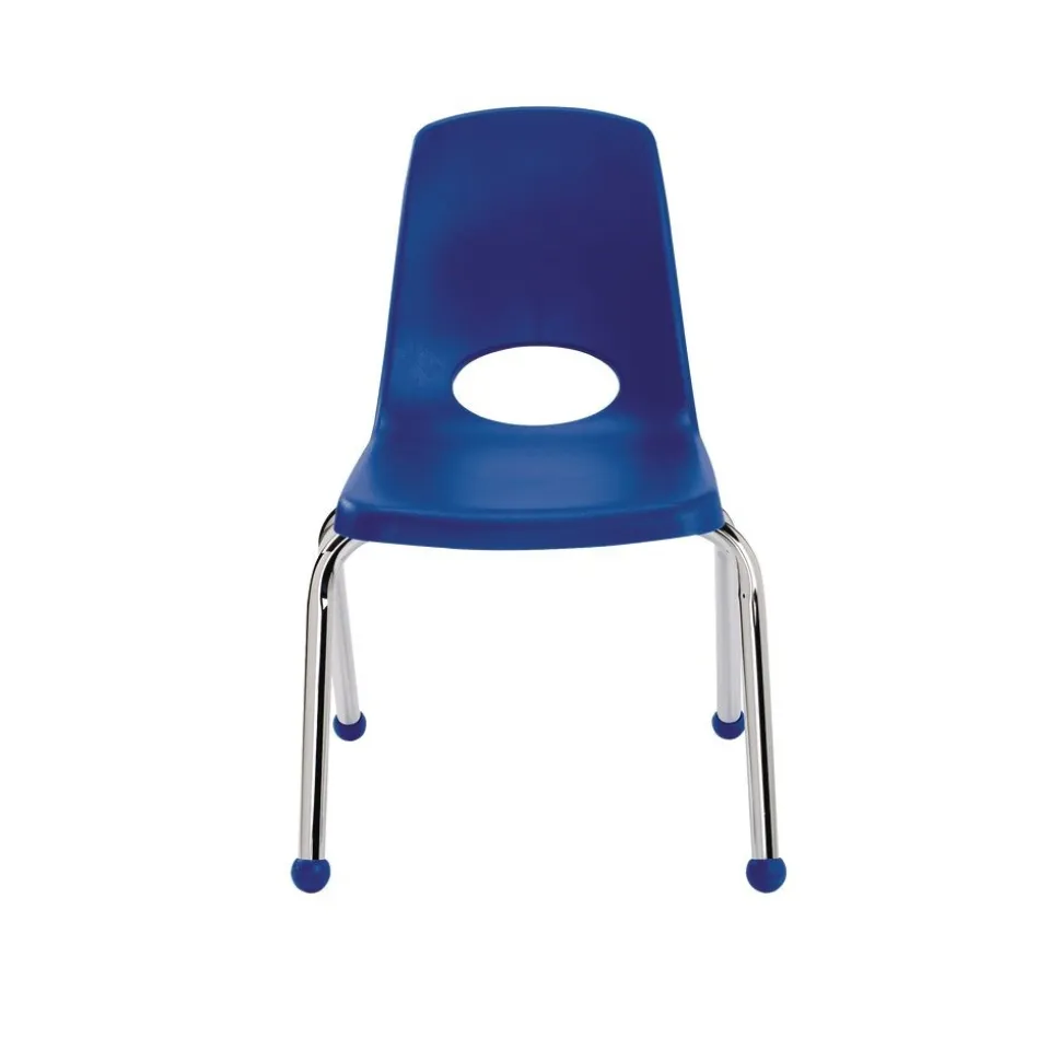 14" Stack Chair with Ball Glides - Blue, Set of 6