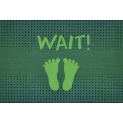 Stand and Wait Rug - 3' x 4'6", Green