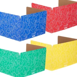 Standard Privacy Shields - Set of 12 - 4 Group Colors - Star & Swirl - Matte