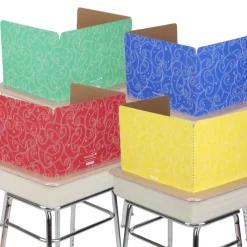 Standard Privacy Shields - Set of 12 - 4 Group Colors - Star & Swirl - Matte