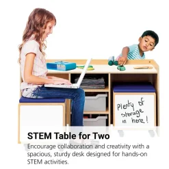 STEM Table and Desk for Two
