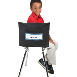 Store More® Deep-Pocket Chair Pockets -6 Pack - Black