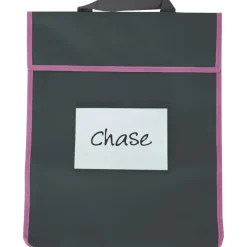 Store More® Large Book Pouches - Black With Neon Trim- Set of 36