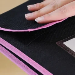 Store More® Medium Book Pouches - Black With Neon Trim - Set of 36