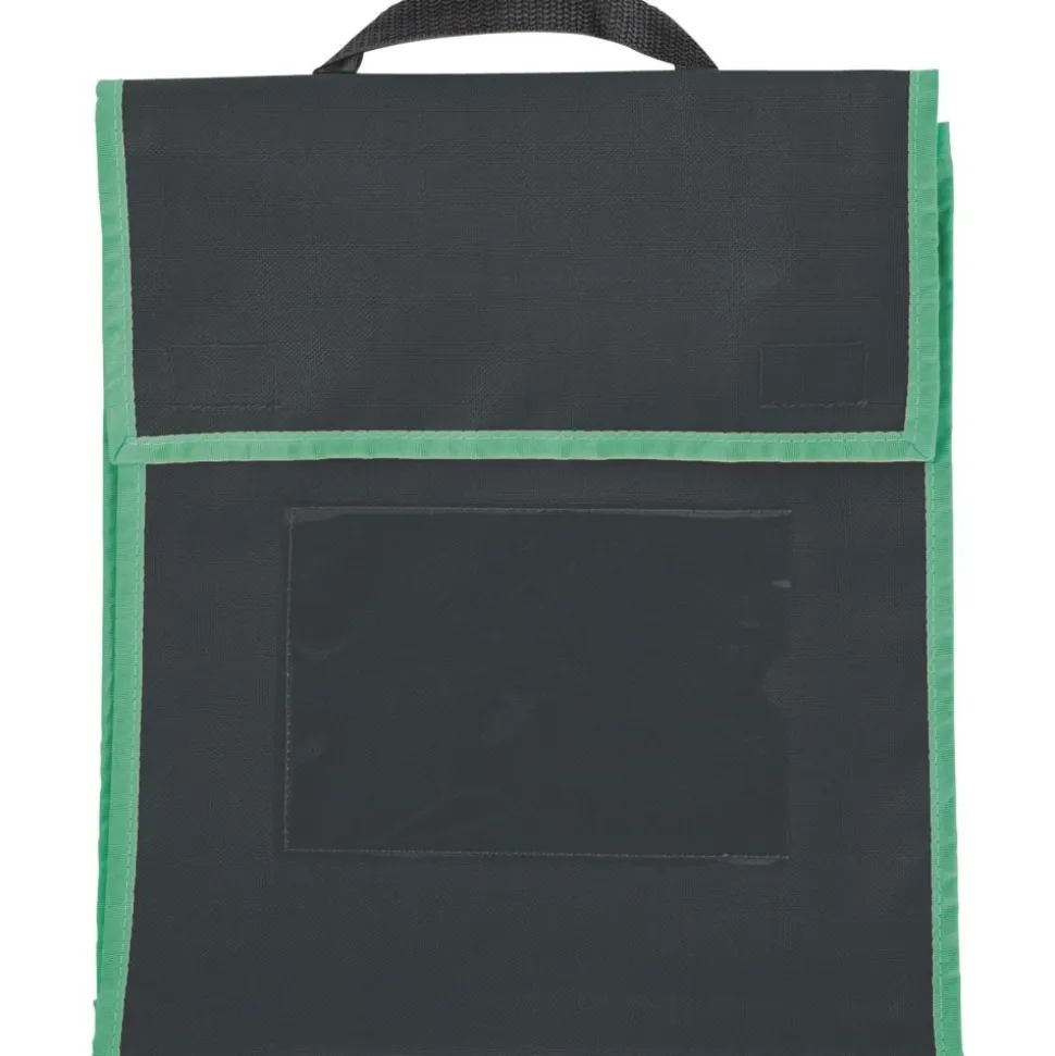 Store More® Medium Book Pouches - Black With Neon Trim - Set of 4