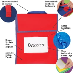 Store More Medium Book Pouches - Set of 4