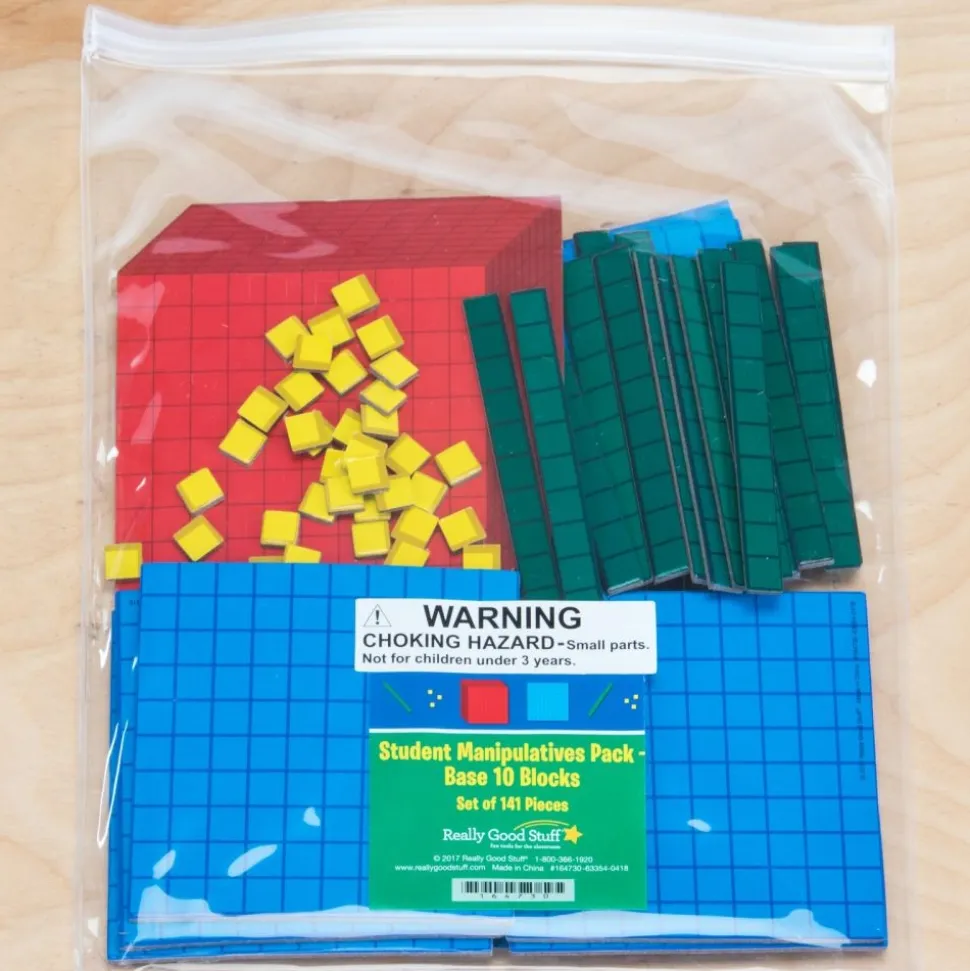 Student Manipulatives Pack - Base-10 Blocks