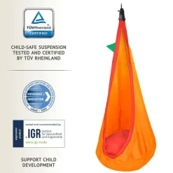 Student Swing Chair - 100% Organic Cotton including Suspension