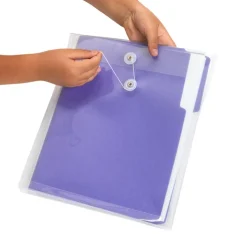 Student Take-Home Envelopes - 12 plastic envelopes.
