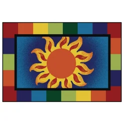 Sunny Day 3' x 4'6" Rectangle Kids Value Carpet