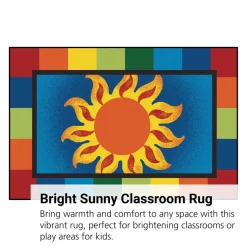 Sunny Day 4' x 6' Rectangle Kids Value Carpet