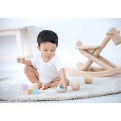Sustainable Rubberwood Wooden Starter Toy Set