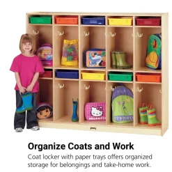 Take Home Center Coat Locker with Paper Trays