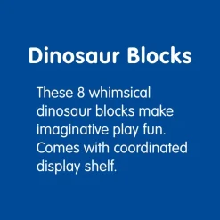 Tender Leaf® Dinosaurs Blocks - 8pcs w/ display
