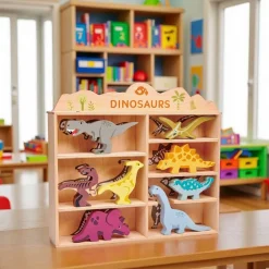 Tender Leaf® Dinosaurs Blocks - 8pcs w/ display
