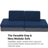The Whatsit Modular Sofa - Gray/Navy