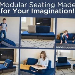 The Whatsit Modular Sofa - Gray/Navy
