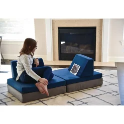 The Whatsit Modular Sofa - Gray/Navy