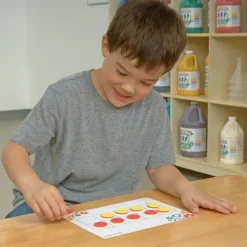Think. Model. Learn.™ Counting to Ten Dry Erase Mats and Counters - Set of 24