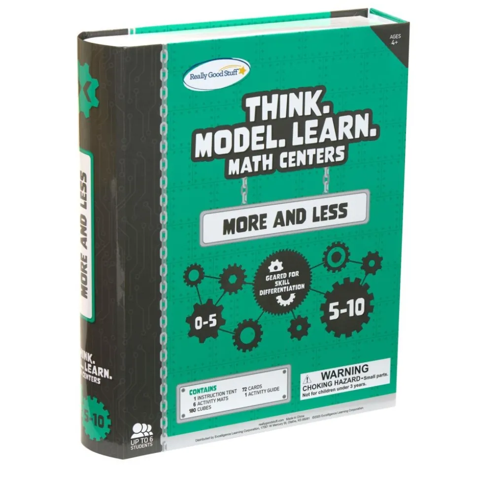 Think. Model. Learn.™ Math Center - PreK-TK - More and Less