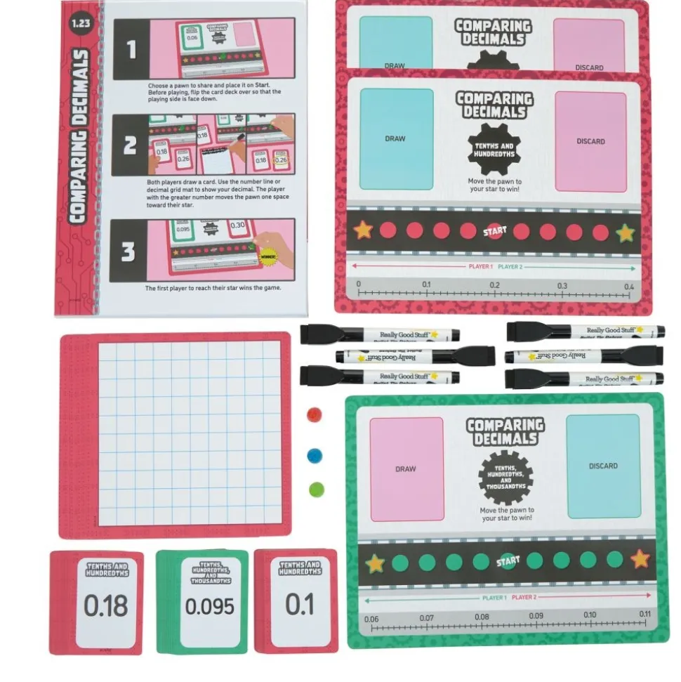 Think. Model. Learn.™ Math Center - Grades 4-5 - Comparing Decimals
