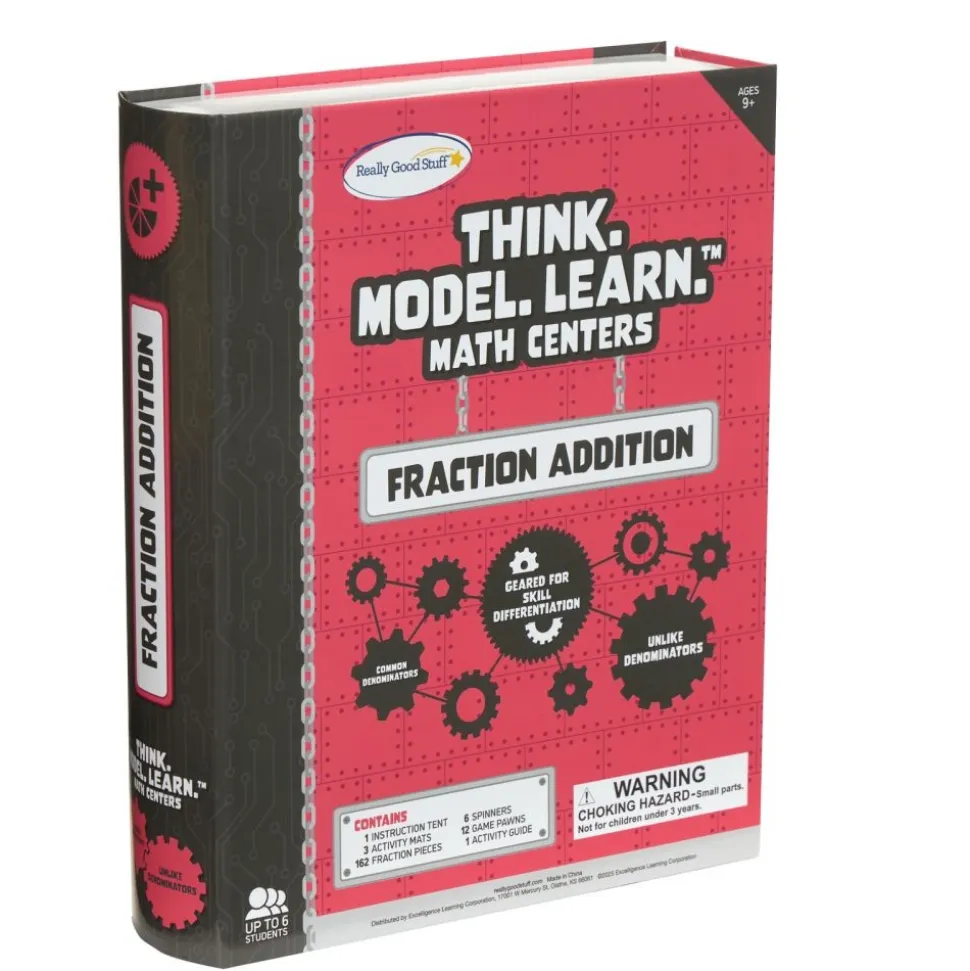 Think. Model. Learn.™ Math Center - Grades 4-5 - Fraction Addition