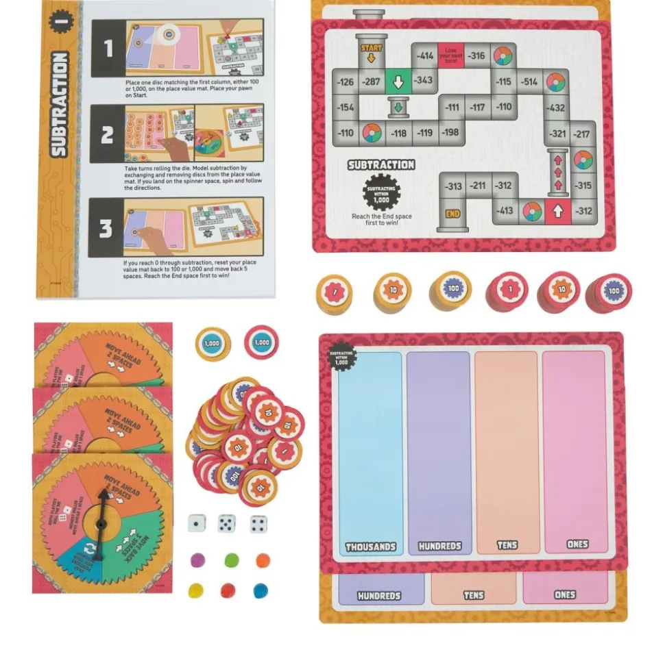Think. Model. Learn.™ Math Center - Grades 2-3 - Subtraction