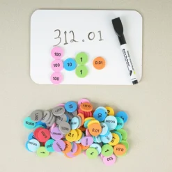 Think. Model. Learn.™ Place Value Discs - 10 Values,1000 Pieces